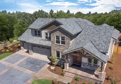 A beautiful home with new Malarkey Shingles in Monticello IL
